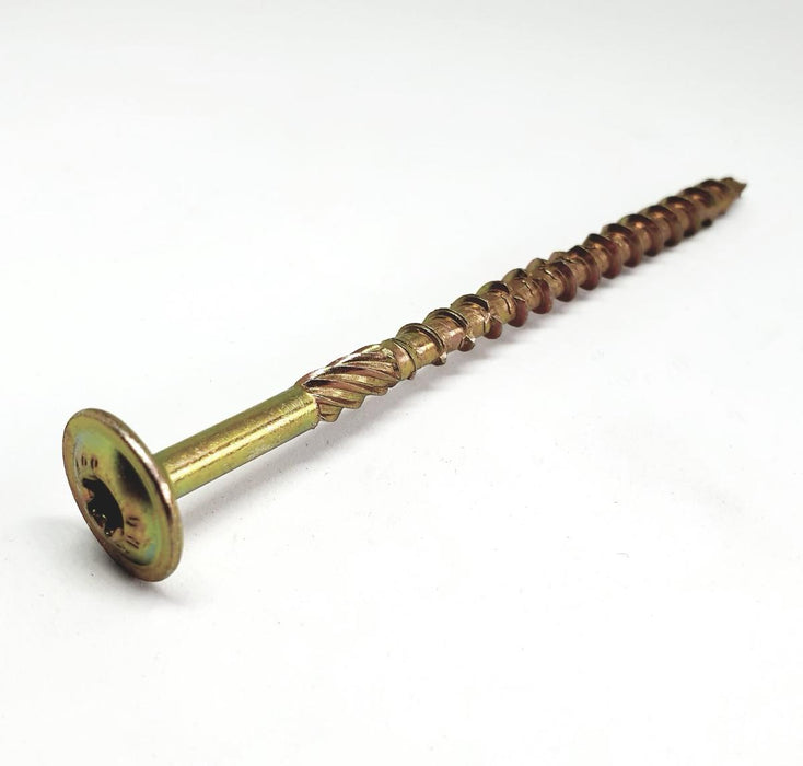 WIDE HEAD WOOD SCREW 6X80 TX 10 PCS