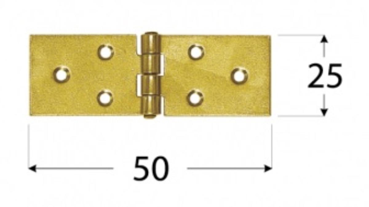 HINGE Z-50 50X25MM 2PCS.