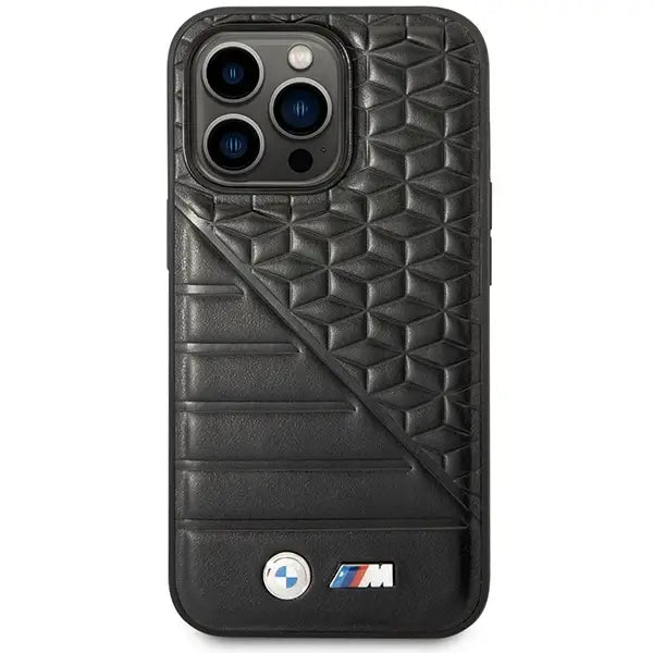 BMW Bi Pattern Case for iPhone 14 Pro Max 6.7’’ - Black - Cell phone cases and covers<<<HurtelXML