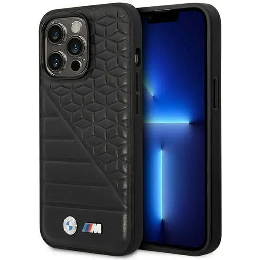 BMW Bi Pattern Case for iPhone 14 Pro Max 6.7’’ - Black - Cell phone cases and covers<<<HurtelXML