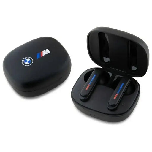 BMW Bluetooth headphones BMBEMIATP20LOK TWS + docking station black/black Printed Logos - Headphones