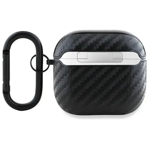 BMW BMA4CMPUCA AirPods 4 cover black/black PU Carbon M Collection - Cell phone cases and covers<<<HurtelXML