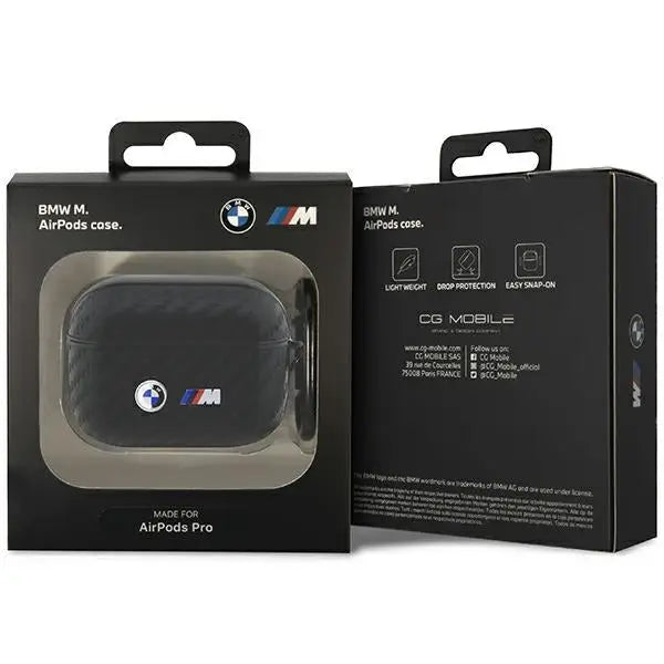 BMW BMAPWMPUCA2 AirPods Pro cover black/black Carbon Double Metal Logo - Cell phone cases and covers<<<HurtelXML
