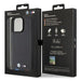 BMW BMHCP15X22PTDK iPhone 15 Pro Max 6.7’’ black/black Leather Stamp Tricolor - Cell phone cases and covers<<<HurtelXML