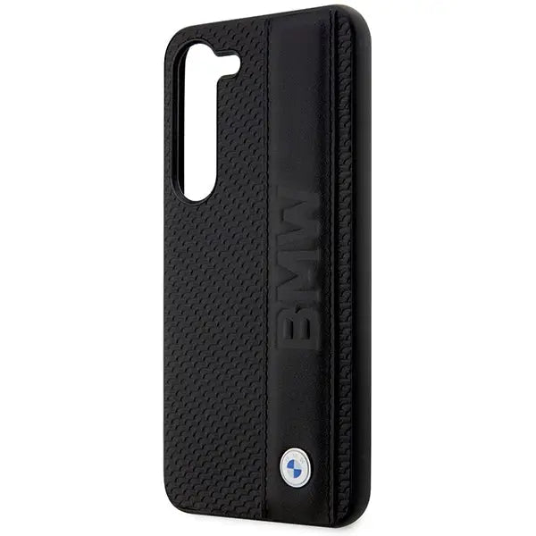 BMW BMHCS23S22RDPK S23 S911 black/black hardcase Leather Textured & Stripe - Cell phone cases and covers<<<HurtelXML