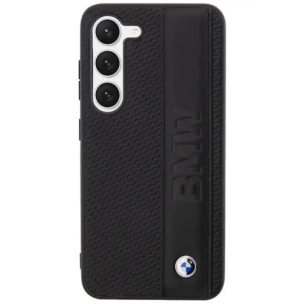 BMW BMHCS23S22RDPK S23 S911 black/black hardcase Leather Textured & Stripe - Cell phone cases and covers<<<HurtelXML