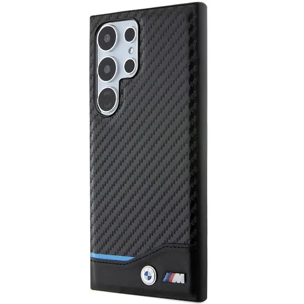 BMW BMHCS24L22NBCK S24 Ultra S928 black/black Leather Carbon - Cell phone cases and covers<<<HurtelXML