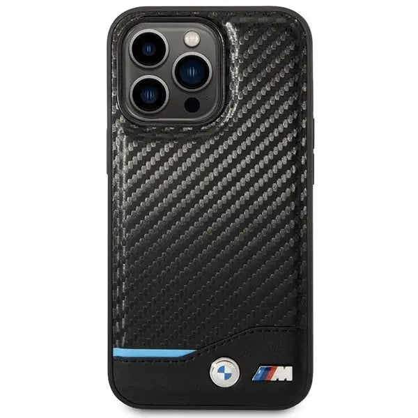 BMW Carbon MagSafe iPhone 14 Pro Case - Black - Cell phone cases and covers<<<HurtelXML