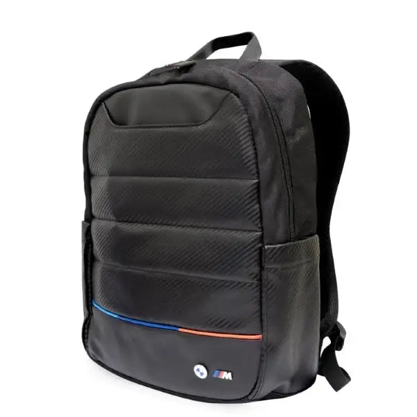 BMW Carbon&Nylon Tricolor 16’’ backpack - black - Laptop bags<<<HurtelXML