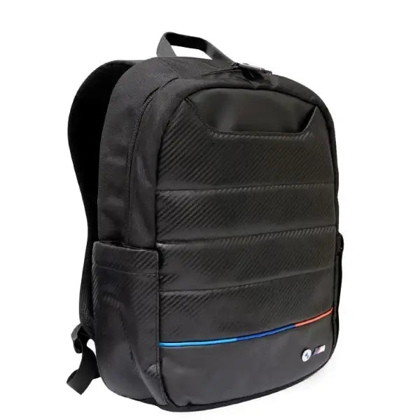 BMW Carbon&Nylon Tricolor 16’’ backpack - black - Laptop bags<<<HurtelXML