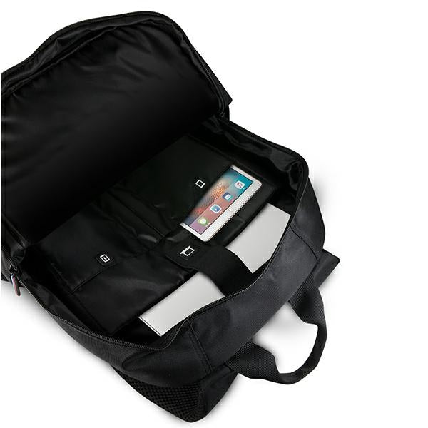 BMW Carbon Red Stripe backpack for a 16’’ laptop - black - Laptop bags<<<HurtelXML