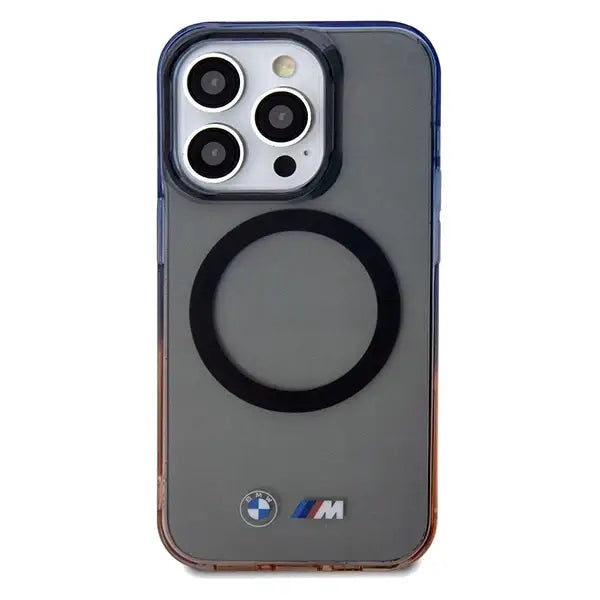 BMW Gradient Bumper MagSafe case for iPhone 15 Pro - gray - Cell phone cases and covers<<<HurtelXML