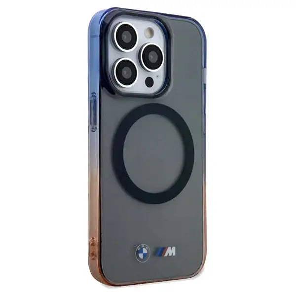 BMW Gradient Bumper MagSafe case for iPhone 15 Pro - gray - Cell phone cases and covers<<<HurtelXML