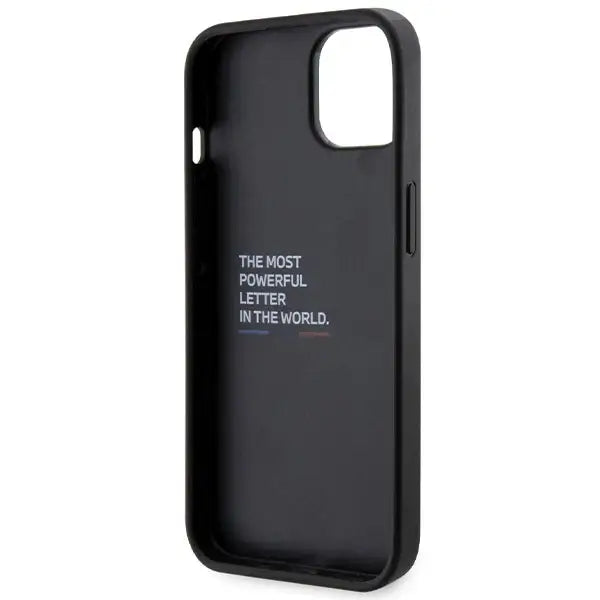 BMW Grip Hot Stamp case for iPhone 15 / 14 / 13 - black - Cell phone cases and covers<<<HurtelXML