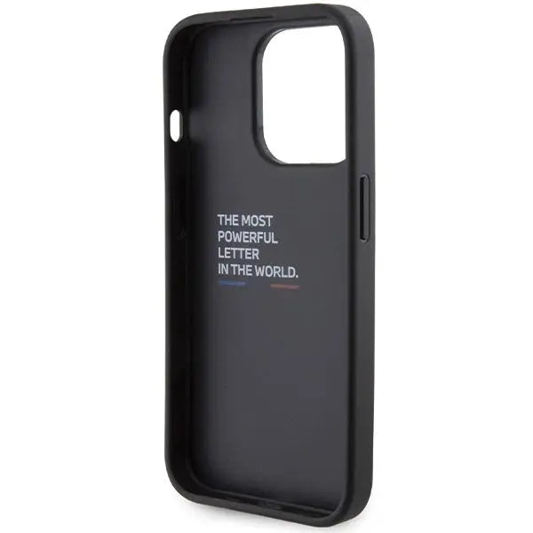 BMW Grip Hot Stamp case for iPhone 15 Pro - black - Cell phone cases and covers<<<HurtelXML