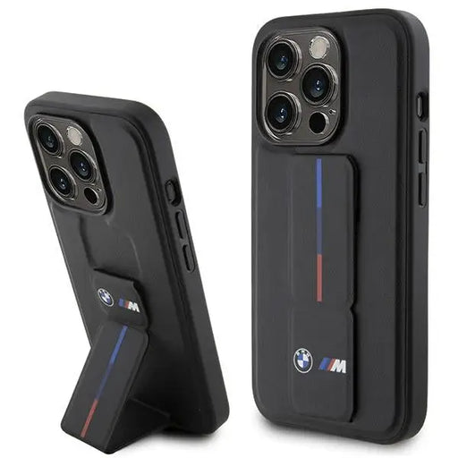 BMW Grip Hot Stamp case for iPhone 15 Pro - black - Cell phone cases and covers<<<HurtelXML
