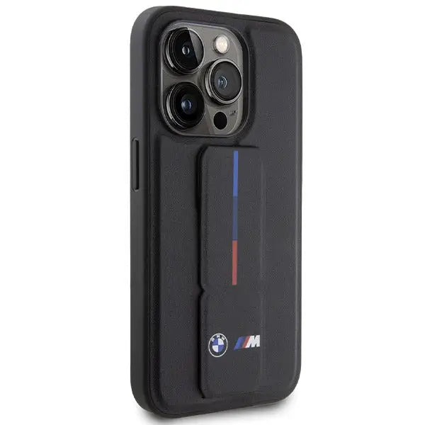 BMW Grip Hot Stamp case for iPhone 15 Pro - black - Cell phone cases and covers<<<HurtelXML
