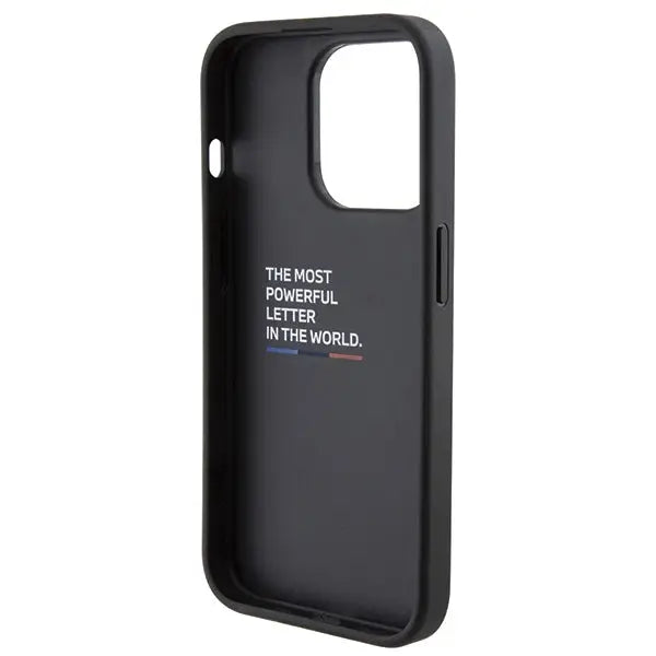 BMW Grip Stand Smooth & Perforated case for iPhone 15 Pro - black - Cell phone cases and covers<<<HurtelXML