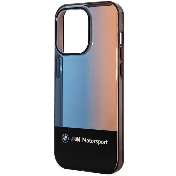 BMW Half Tricolor iPhone 14 Pro Case - Black - Cell phone cases and covers<<<HurtelXML