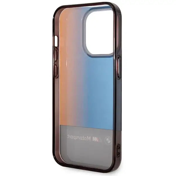 BMW Half Tricolor iPhone 14 Pro Case - Black - Cell phone cases and covers<<<HurtelXML