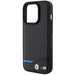 BMW Leather Carbon MagSafe iPhone 15 Pro Case - Black - Cell phone cases and covers<<<HurtelXML