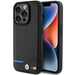 BMW Leather Carbon MagSafe iPhone 15 Pro Case - Black - Cell phone cases and covers<<<HurtelXML