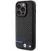BMW Leather Carbon MagSafe iPhone 15 Pro Case - Black - Cell phone cases and covers<<<HurtelXML