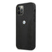 BMW Leather Curve Perforate Case for iPhone 12 / iPhone 12 Pro - Black - Cell phone cases and covers<<<HurtelXML