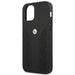 BMW Leather Curve Perforate Case for iPhone 12 Pro Max - Black - Cell phone cases and covers<<<HurtelXML
