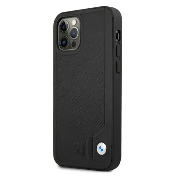 BMW Leather Deboss Case for iPhone 12 / iPhone 12 Pro - Black - Cell phone cases and covers<<<HurtelXML
