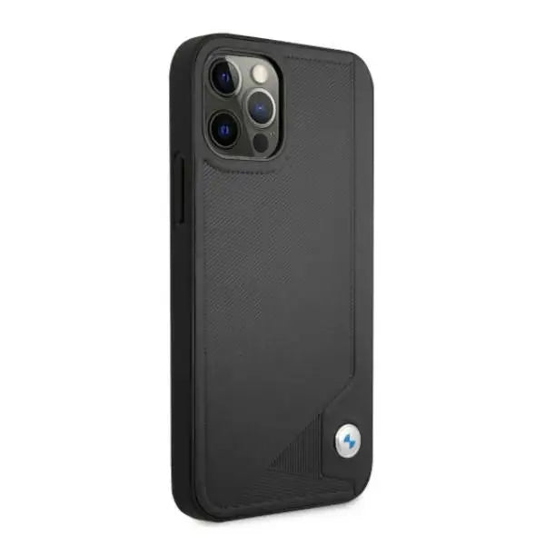 BMW Leather Deboss Case for iPhone 12 Pro Max - Black - Cell phone cases and covers<<<HurtelXML