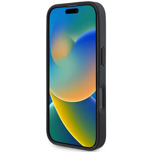 BMW Leather Hot Stamp iPhone 16 Pro Case - Black - Cell phone cases and covers<<<HurtelXML