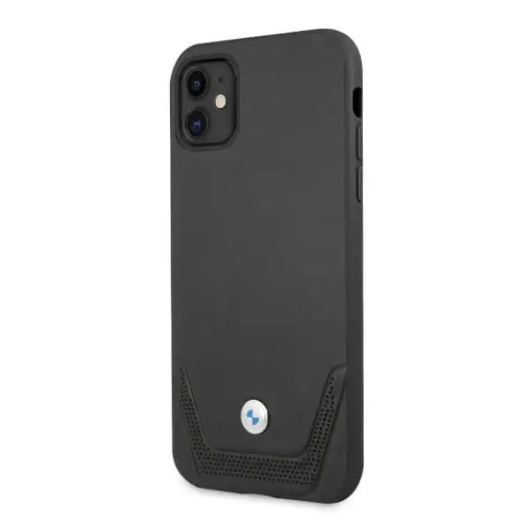 BMW Leather Perforate Case for iPhone 11 / Xr - Black - Cell phone cases and covers<<<HurtelXML