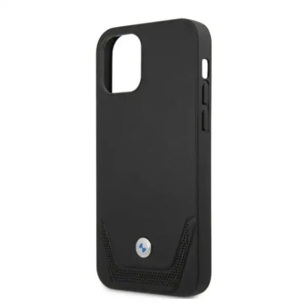 BMW Leather Perforate Case for iPhone 12 Pro Max - Black - Cell phone cases and covers<<<HurtelXML