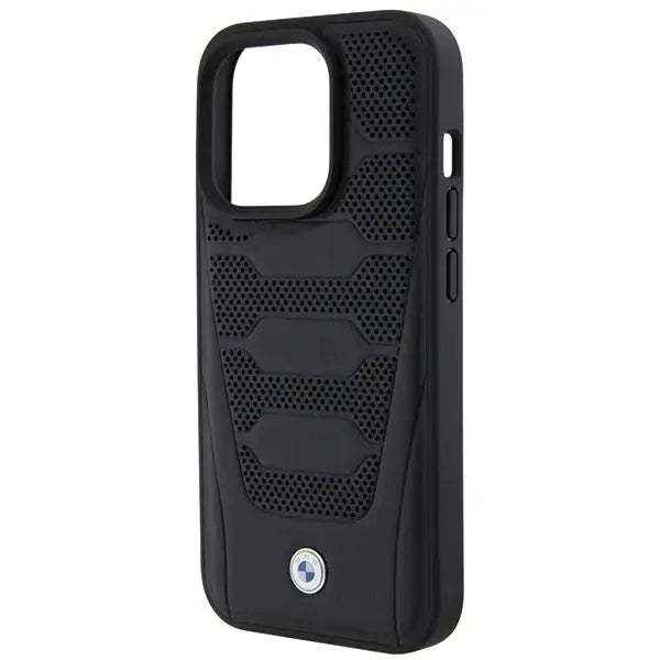 BMW Leather Seats Pattern case for iPhone 15 Pro Max - black - Cell phone cases and covers<<<HurtelXML