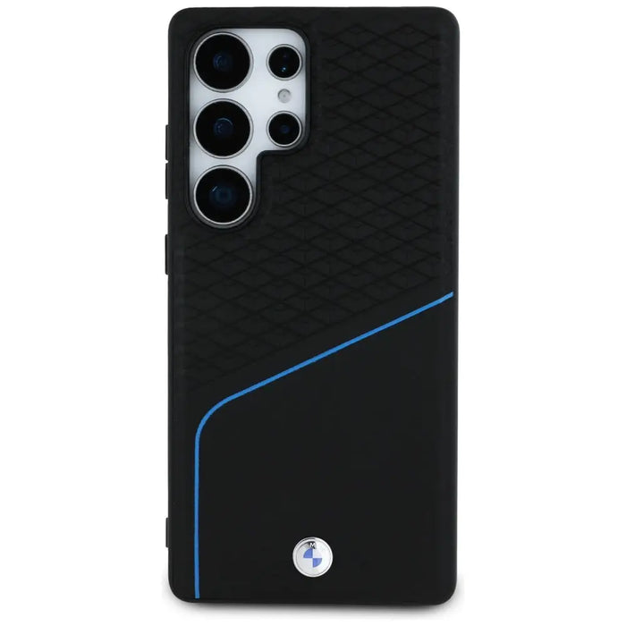 BMW Leather Textured and Smooth MagSafe case for Samsung Galaxy S25 Ultra - black - Cell phone cases