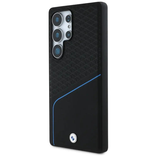 BMW Leather Textured and Smooth MagSafe case for Samsung Galaxy S25 Ultra - black - Cell phone cases