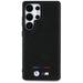 BMW Leather Tricolor Stripe MagSafena Samsung Galaxy S25 Ultra Case - Black - Cell phone cases and covers<<<HurtelXML