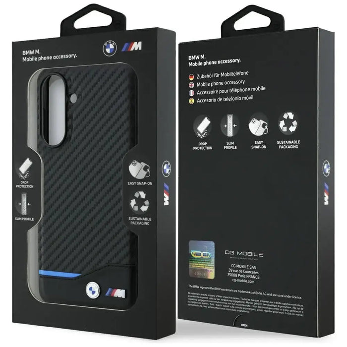 BMW M Carbon Case for Samsung Galaxy A56 - Black - Cell phone cases and covers<<<HurtelXML