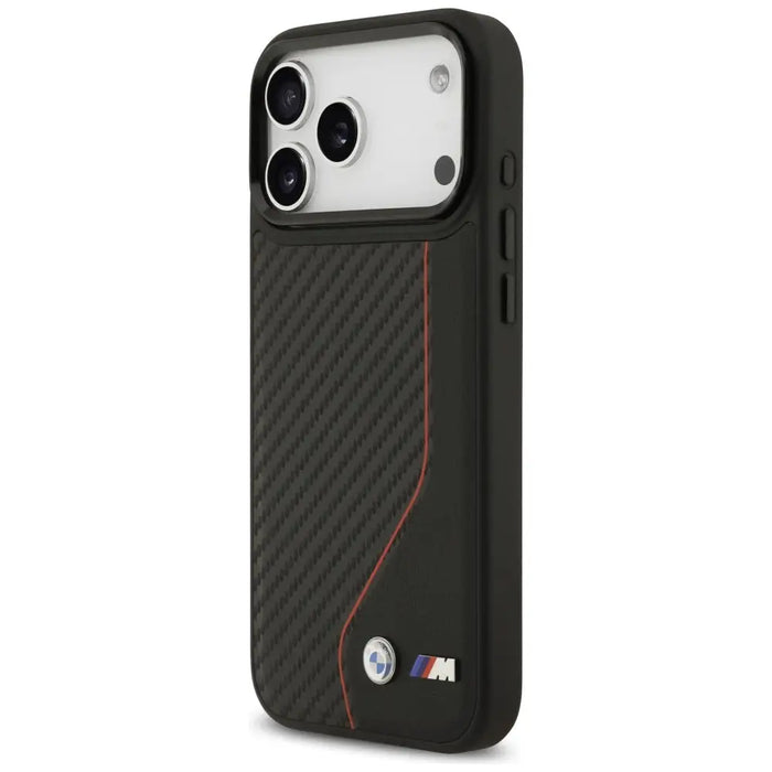 BMW M Carbon Line & Logo MagSafe Case for iPhone 17 Pro Max - Red - Cell phone cases and covers<<<HurtelXML