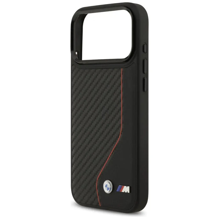BMW M Carbon Line & Logo MagSafe Case for iPhone 17 Pro Max - Red - Cell phone cases and covers<<<HurtelXML