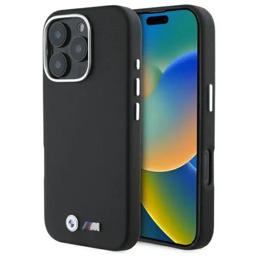 BMW M Edition Kevlar wrapped metal iPhone 16 Pro case - black - Cell phone cases and covers<<<HurtelXML