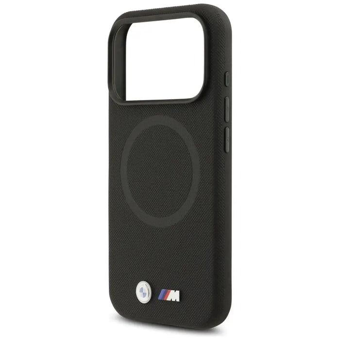 BMW M FW Metal Logo MagSafe Case for iPhone 17 Pro - Black - Cell phone cases and covers<<<HurtelXML