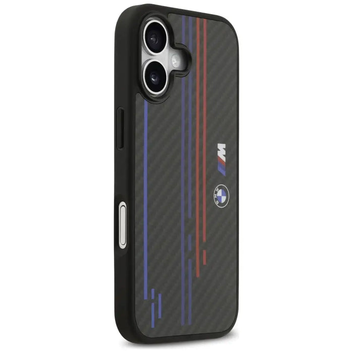 BMW M Kevlar Lines & Logo MagSafe Case for iPhone 17 - Black - Cell phone cases and covers<<<HurtelXML