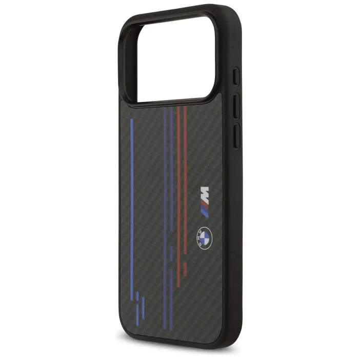 BMW M Kevlar Lines & Logo MagSafe Case for iPhone 17 Pro Max - Black - Cell phone cases and covers<<<HurtelXML