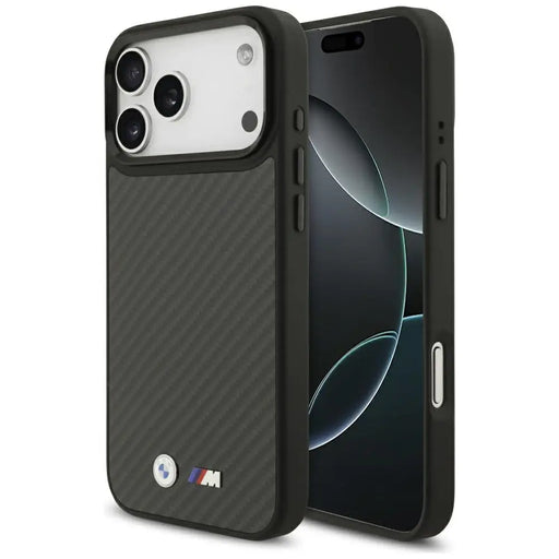BMW M Kevlar Matt MagSafe Case for iPhone 17 Pro Max - Black - Cell phone cases and covers<<<HurtelXML