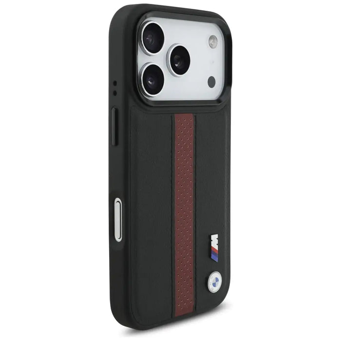 BMW M Perforated Stripe Logo MagSafe Case for iPhone 17 Pro - Red - Cell phone cases and covers<<<HurtelXML