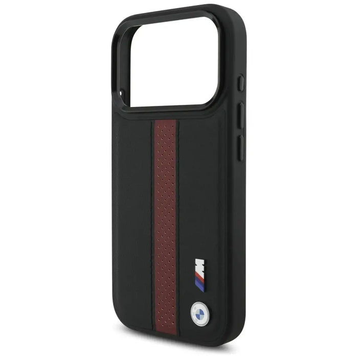 BMW M Perforated Stripe Logo MagSafe Case for iPhone 17 Pro - Red - Cell phone cases and covers<<<HurtelXML