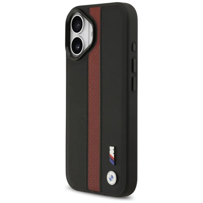 BMW M Perforated Stripe Logo MagSafe Case for iPhone 17 - Red - Cell phone cases and covers<<<HurtelXML