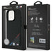 BMW M Perforated Tricolor Line MagSafe Case for iPhone 16 Pro Max - Black - Cell phone cases and covers<<<HurtelXML